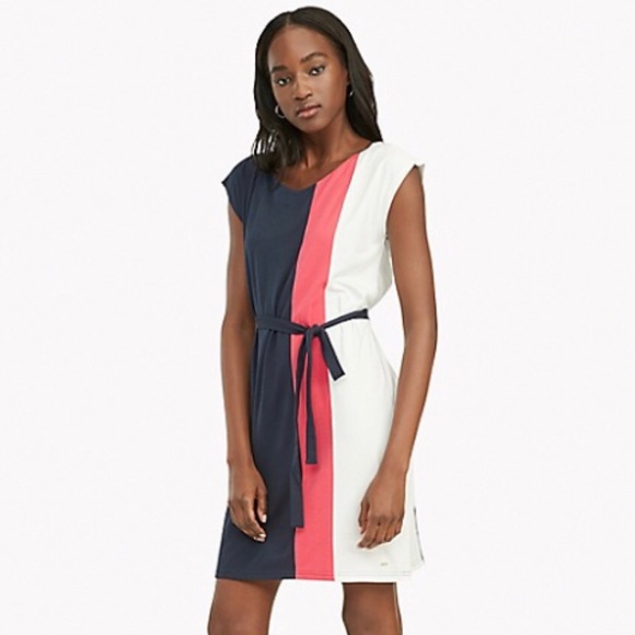 tommy hilfiger block dress